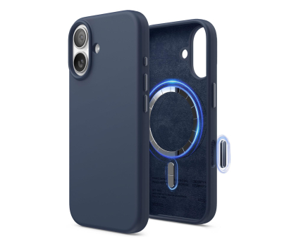 Etui do telefonów Elago Magsafe Silicon Case do iPhone 17 Indigo ES17MSSC61-JIN